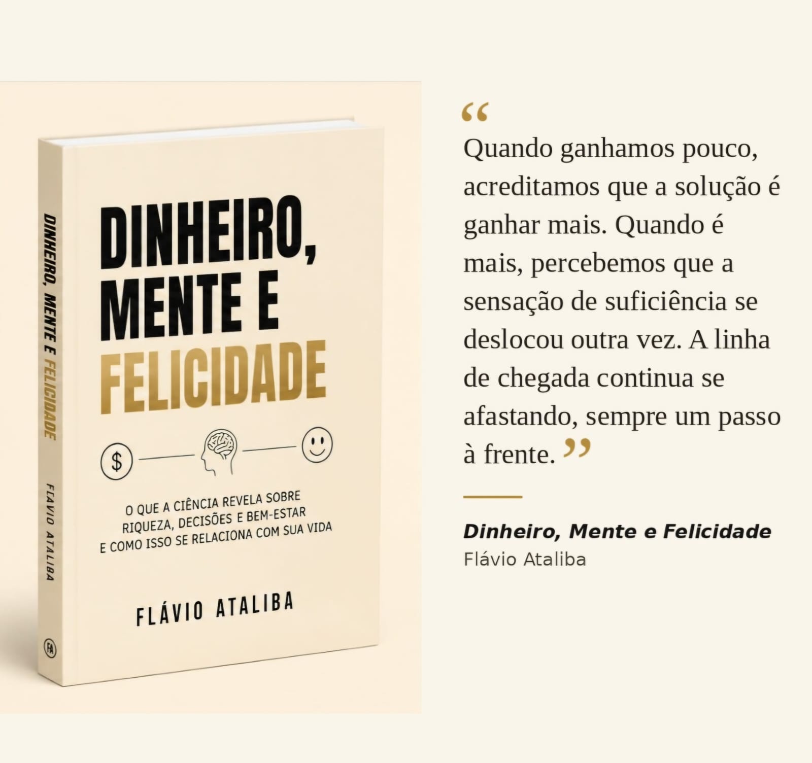 Capa do livro Dinheiro, Mente e Felicidade